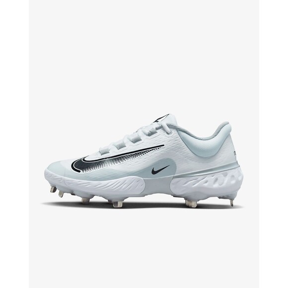 Nike Alpha Huarache Elite 4 Low Baseball Cleats FD2745 100 White Men's Size 9.5 - Picture 3 of 8